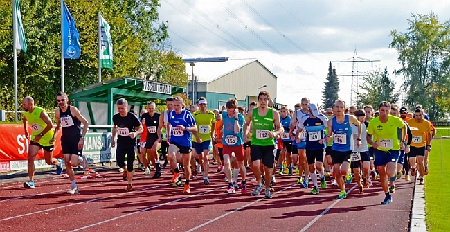 Starter beim Herbstlauf