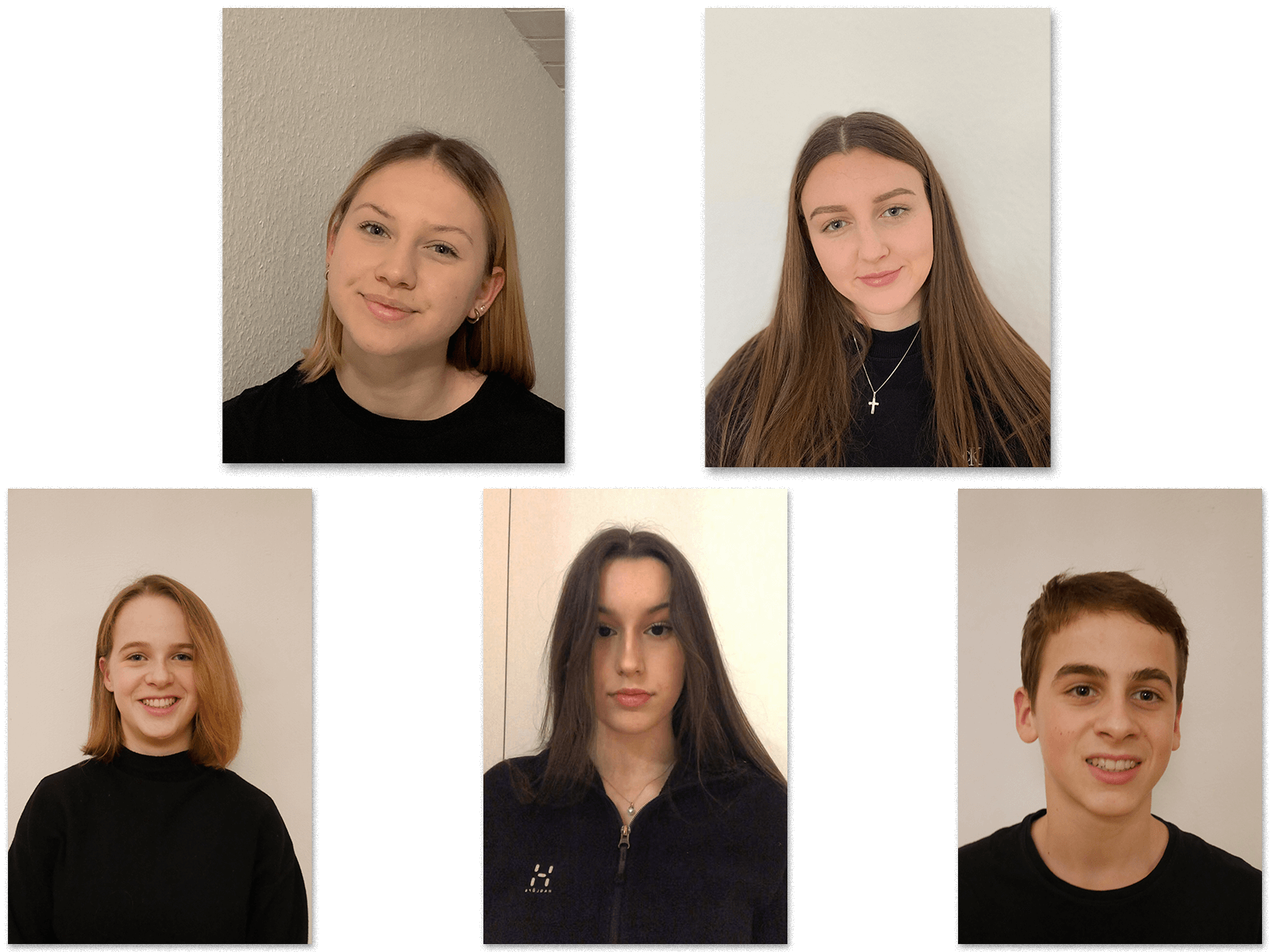 <strong>Das Jugendteam des LFV Schutterwald</strong> (von links oben nach rechts unten):<br>Hannah Junker, Antonia Görlitz, Hanna Höll, Louisa Basler, Linus Höll Gruppenbild des Jugendteams