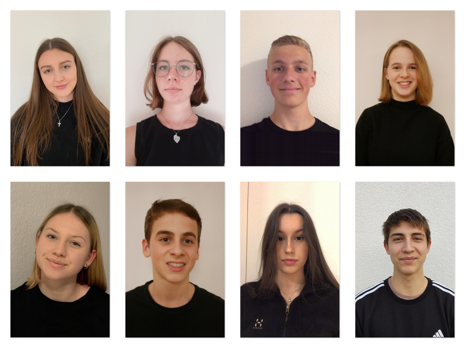 <strong>Das Jugendteam des LFV Schutterwald</strong> (von links oben nach rechts unten):<br>Antonia Görlitz, Carolin Roth, Clemens Grosch, Hanna Höll,<br> Hannah Junker, Linus Höll, Louisa Basler, Benjamin Karl Gruppenbild des Jugendteams