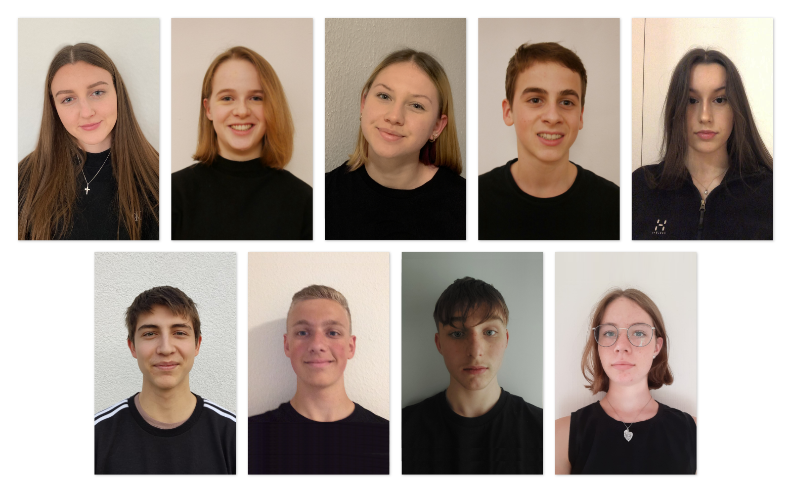 <strong>Das Jugendteam des LFV Schutterwald</strong> (von links oben nach rechts unten):<br>Antonia Görlitz, Hannah Höll, Hannah Junker, Linus Höll, Louisa Basler, Benjamin Karl, Clemens Grosch, Michael Koop, Carolin Roth Gruppenbild des Jugendteams