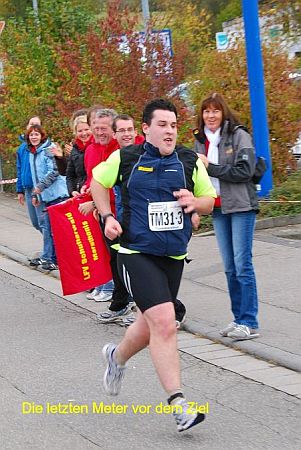 Die letzten Meter vor dem Ziel Die letzten Meter vor dem Ziel